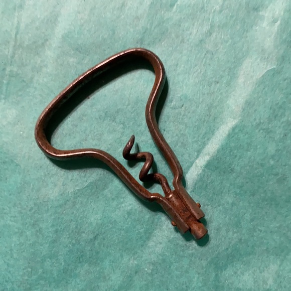 Antique Pocket Metal Folding Corkscrew collection - Picture 9 of 10